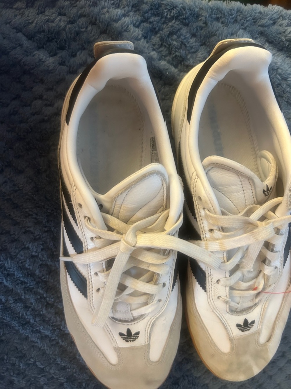 adidas White Black Gum Classic Men’s Sneakers - Picture 3 of 4
